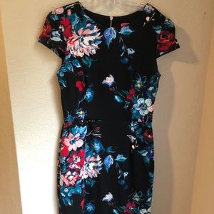 Betsey Johnson Floral Scuba Sheath Dress